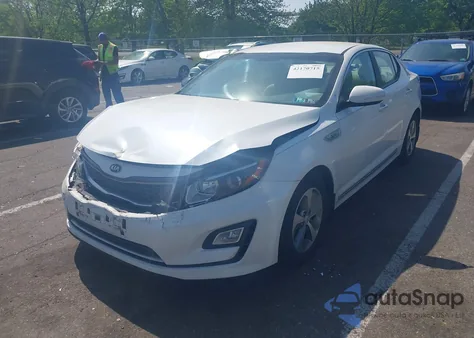 2014 Kia Optima Hybrid Lx из США, поврежденный, VIN KNAGM4AD8E5076052